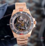 Rolex Submariner Andrea Pirlo Rose Gold Skeleton Watch